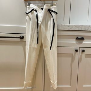 White girlfriend dress pant